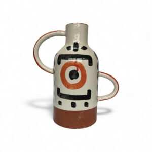 ICONOCLASTE — Poterie graphique en céramique artisanale (pièce unique)