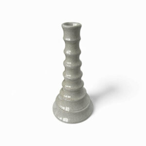 Sculptura Sable — Bougeoir sculptural en céramique minérale