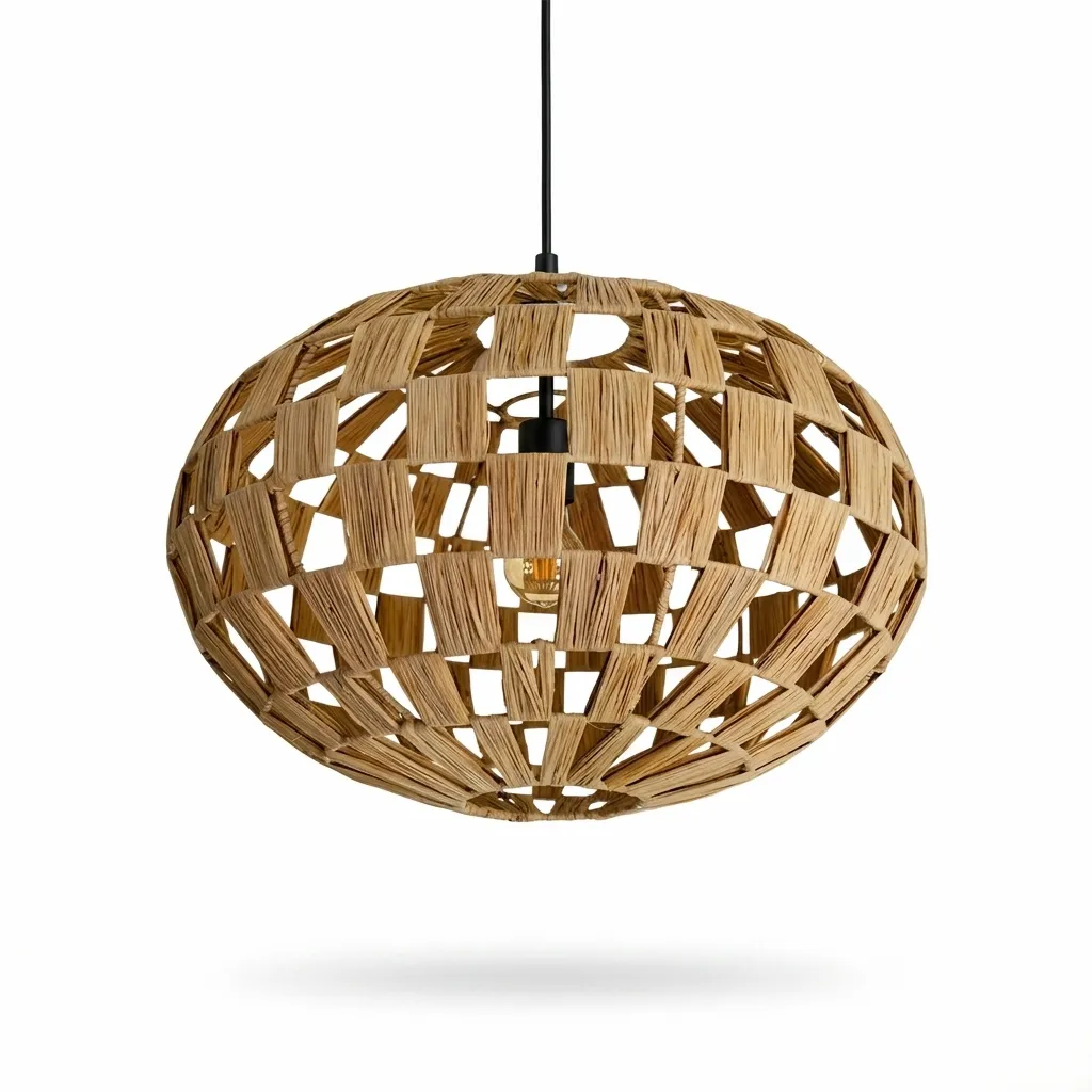 AYLA — Suspension artisanale en raphia – Image 3