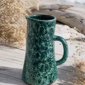 RESSAC — Carafe artisanale en céramique bleu lagune