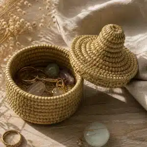 ÉCRINS NOMADES — Boîtes de rangement en fibre végétale