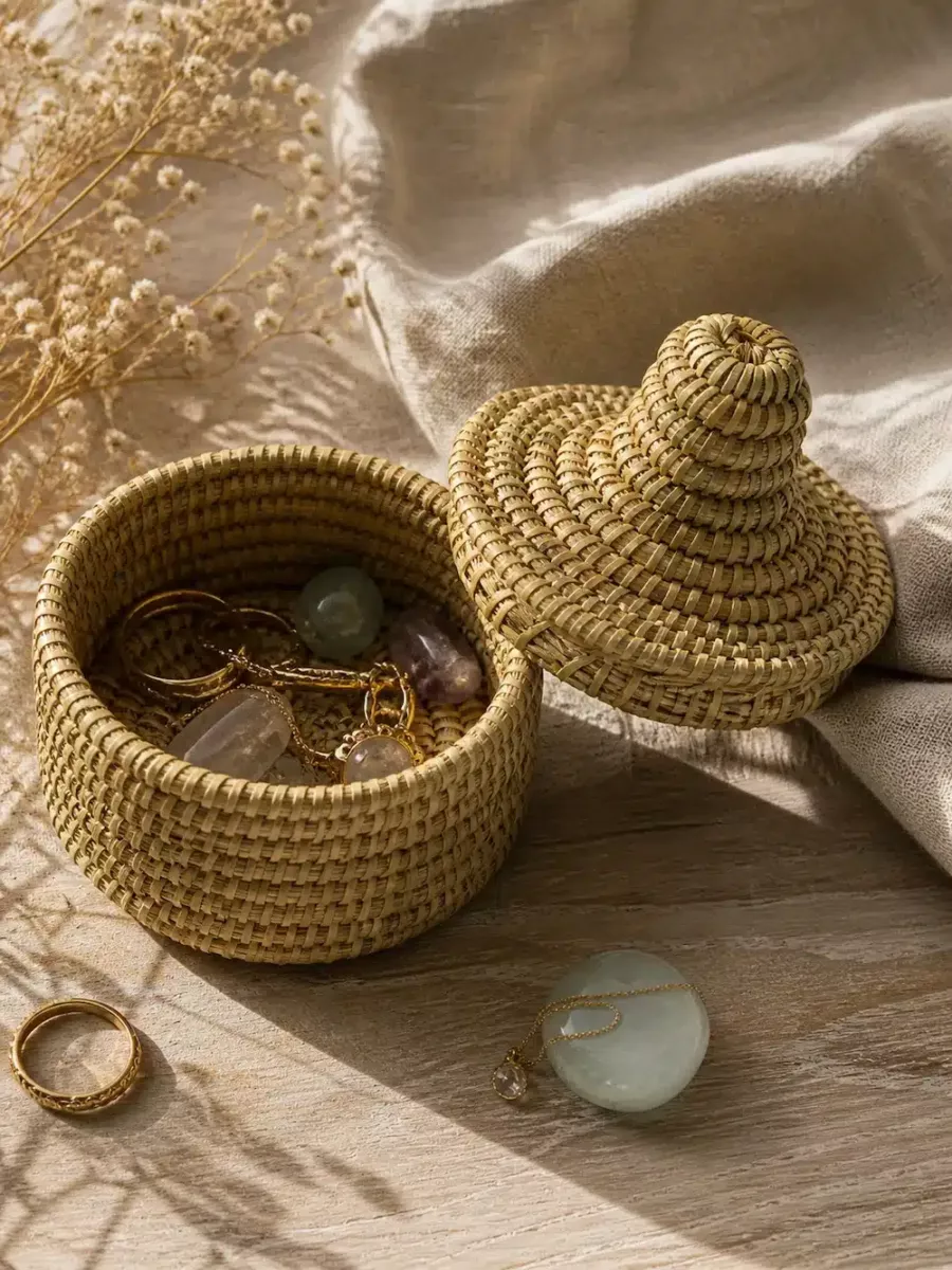 ÉCRINS NOMADES — Boîtes de rangement en fibre végétale
