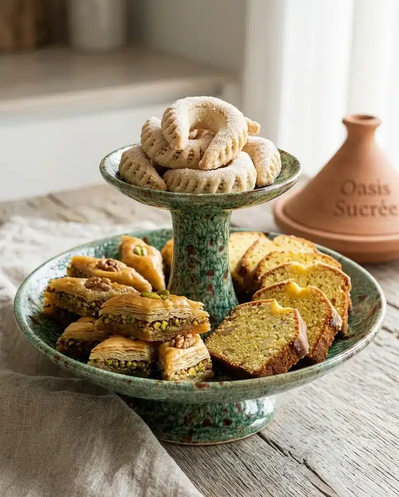 OASIS SUCRÉE — Présentoir à gâteaux en céramique