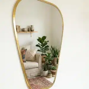 ZAFRA — Miroir architectural en laiton